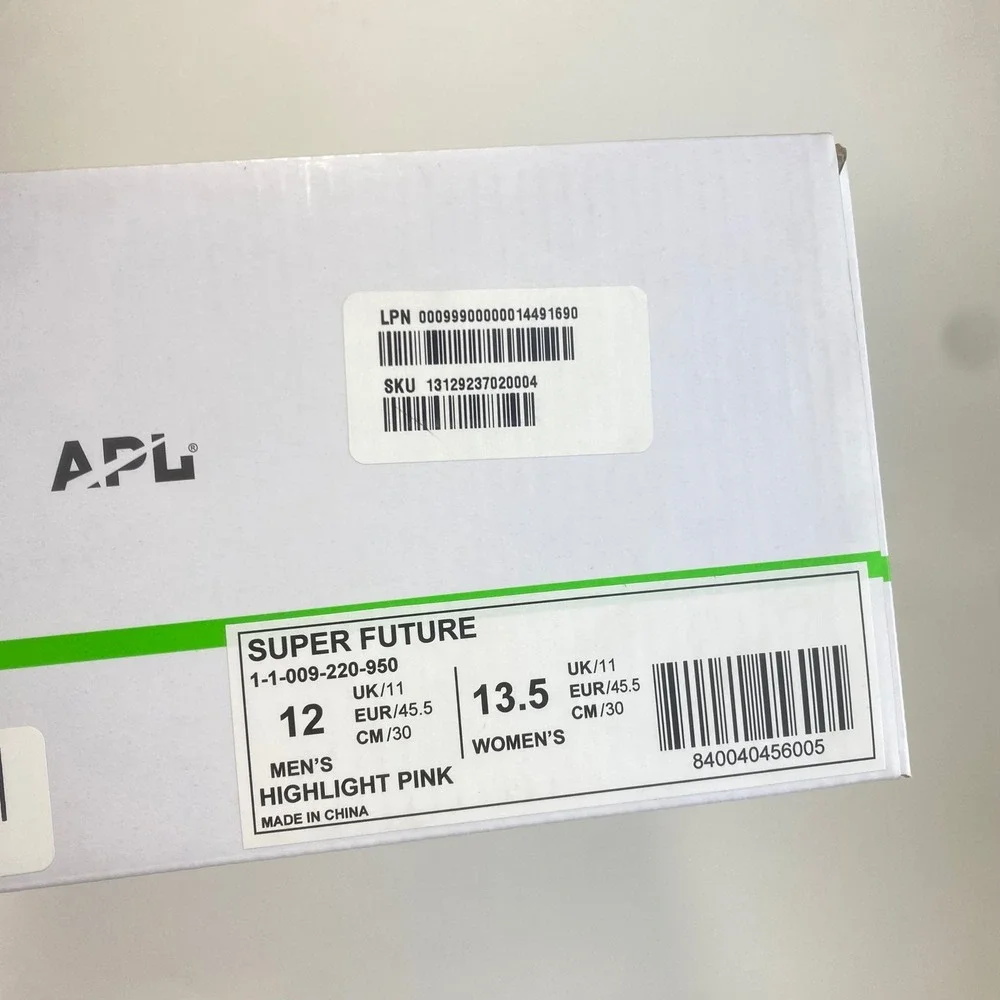 APL Athletic Propulsion Labs Super Future Highlight Pink Sneakers‎ Mens 12